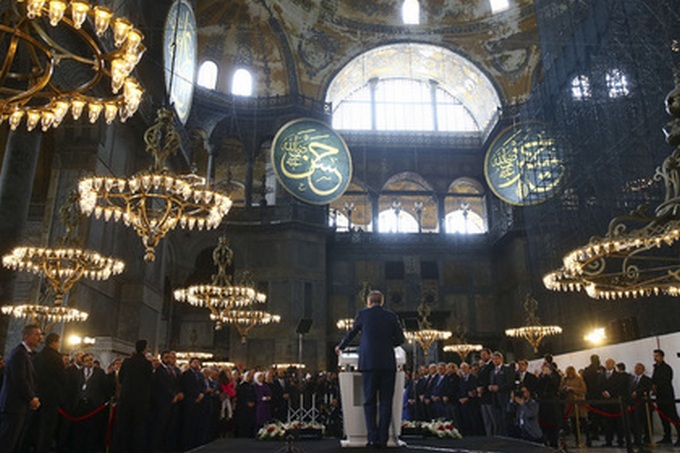 Греція проти ісламської молитви Ердогана в соборі Святої Софії фото 1